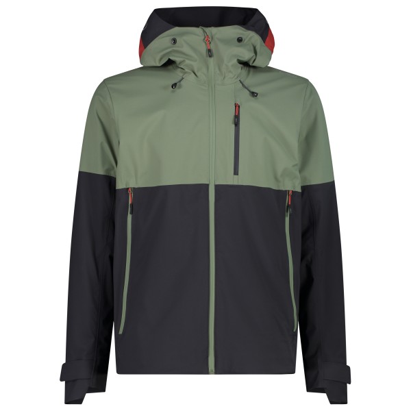 CMP - Jacket Fix Hood 3 Layer - Regenjacke Gr 48 schwarz von CMP