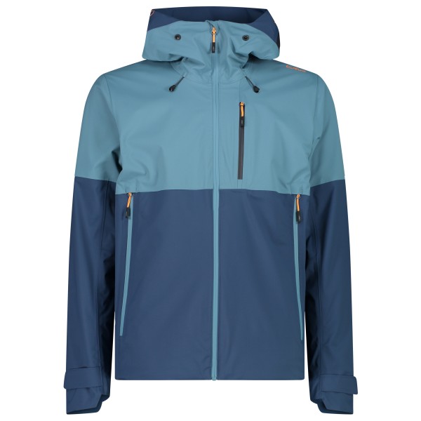 CMP - Jacket Fix Hood 3 Layer - Regenjacke Gr 56 blau von CMP