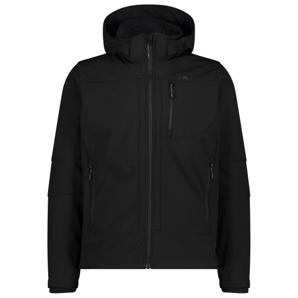 CMP - Jacket Zip Hood Softshell - Softshelljacke Gr 46;48;50;52;54;56;58;60 grau;schwarz von CMP