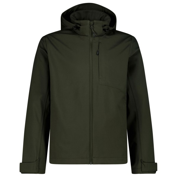CMP - Jacket Zip Hood Stretch Softshell - Softshelljacke Gr 46 oliv von CMP