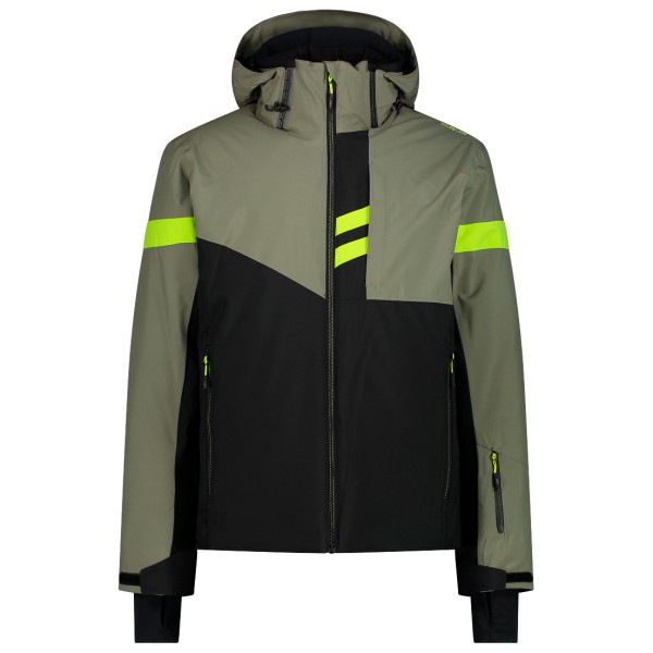 CMP - Jacket Zip Hood Twill - Skijacke Gr 56 schwarz/oliv von CMP