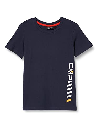 CMP - Kinder-T-Shirt aus Jersey, Schwarz Blau, 116 von CMP