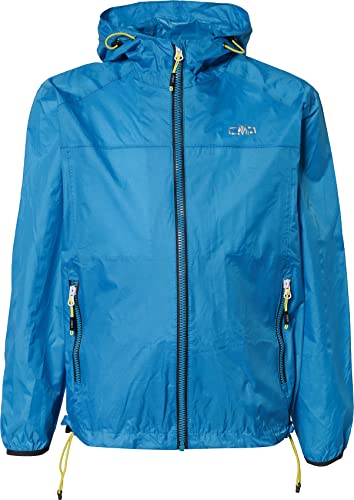 CMP - Regenjacke aus reißfestem Polyester für Kinder, Cyano, 176 von CMP