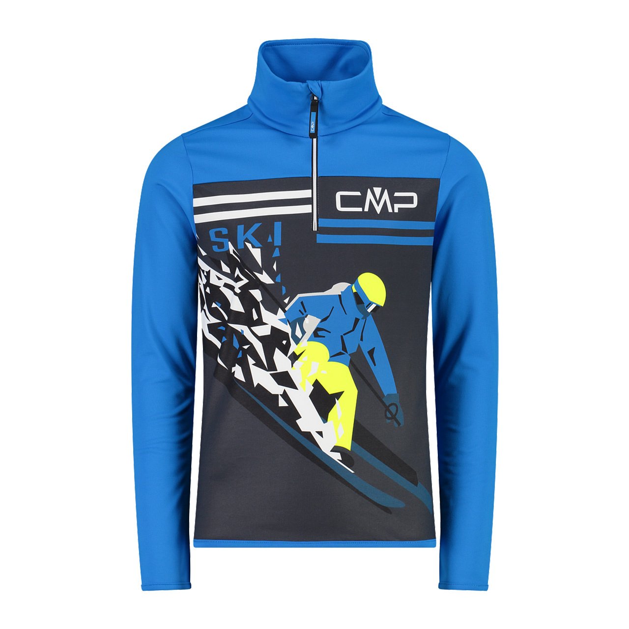 CMP Jungen Skishirt Softech Print river blue von CMP