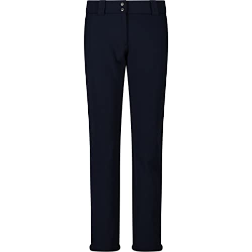CMP - Lange Damenhose mit innenliegender Gamasche, Schwarz Blau, M von CMP