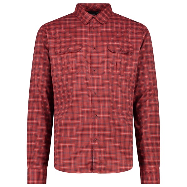CMP - Longsleeve Shirt with Chest Pockets - Hemd Gr 46 rot von CMP