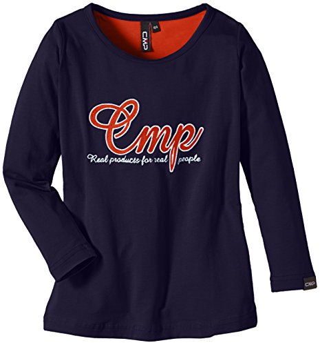 CMP Mädchen T-Shirt, Navy, 98, 3D41545 von CMP