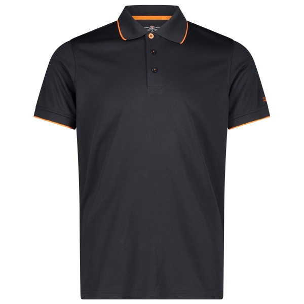 CMP - Polo Piquet - Polo-Shirt Gr 50 grau/schwarz von CMP