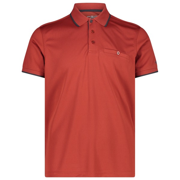 CMP - Polo Polyester - Polo-Shirt Gr 54 rot von CMP