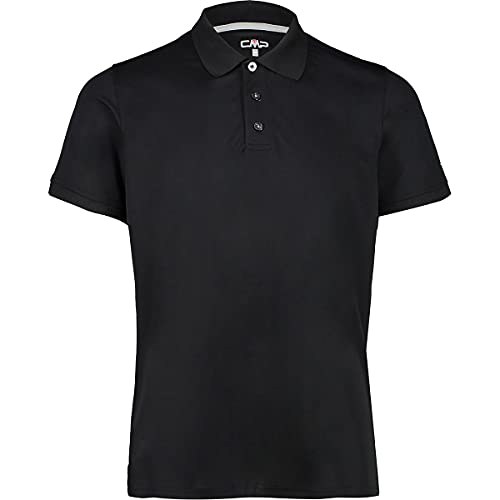 CMP - Poloshirt für Herren, Schwarzzement, 52 von CMP