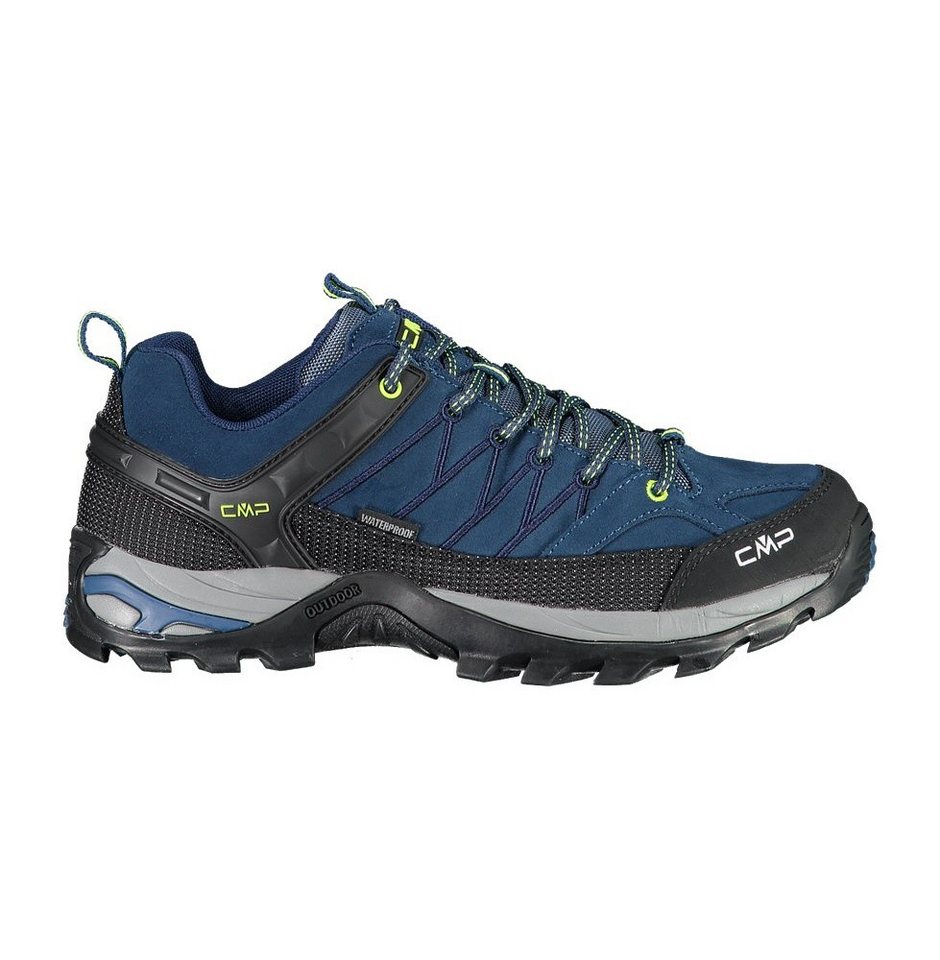 CMP Rigel Low Trekking WP (Trekking, wasserdicht) inkblau/gelb Herren Wanderschuh von CMP