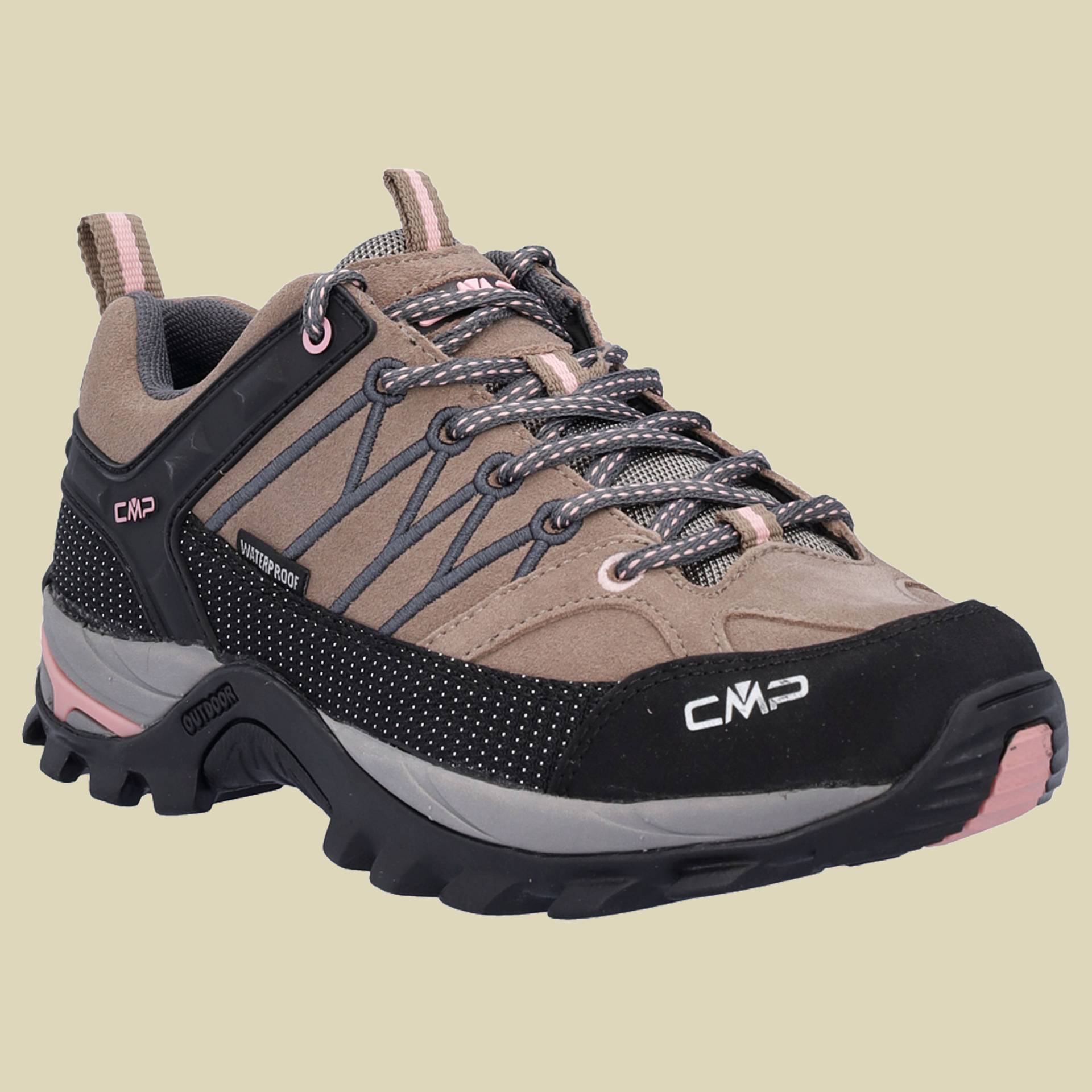 Rigel Low WMN Trekking Shoes WP Women Größe 38 Farbe P430 cenere von CMP