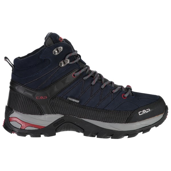 CMP - Rigel Mid Trekking Shoes Waterproof - Wanderschuhe Gr 47 schwarz von CMP