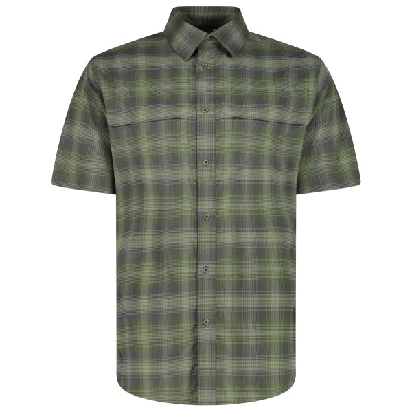 CMP - Shortsleeve Shirt with Chest Pockets - Hemd Gr 50 oliv von CMP