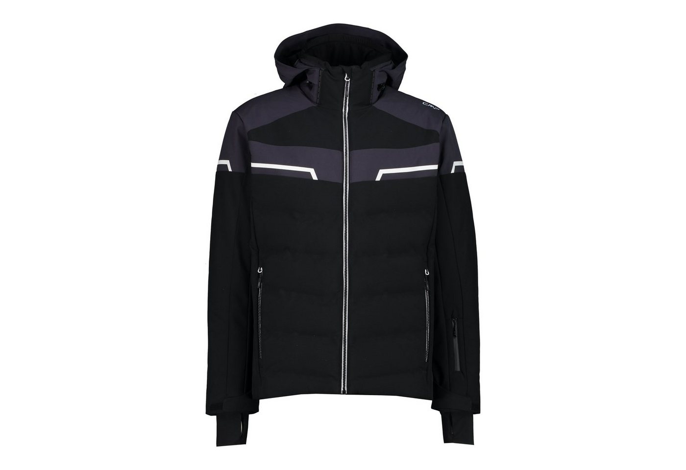 CMP Skijacke MAN JACKET ZIP HOOD NERO von CMP