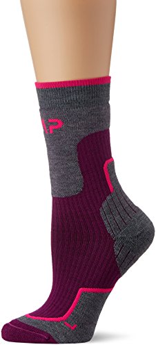 CMP Socken Trekking Wolle Halbsocken 3I49177, Purple, 39/42, 3I49177 von CMP