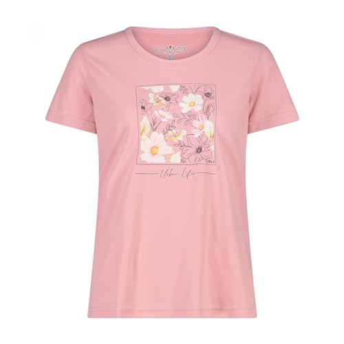 CMP T-Shirt Pour Femme T-Shirt Femme, Rosa, 34 von CMP