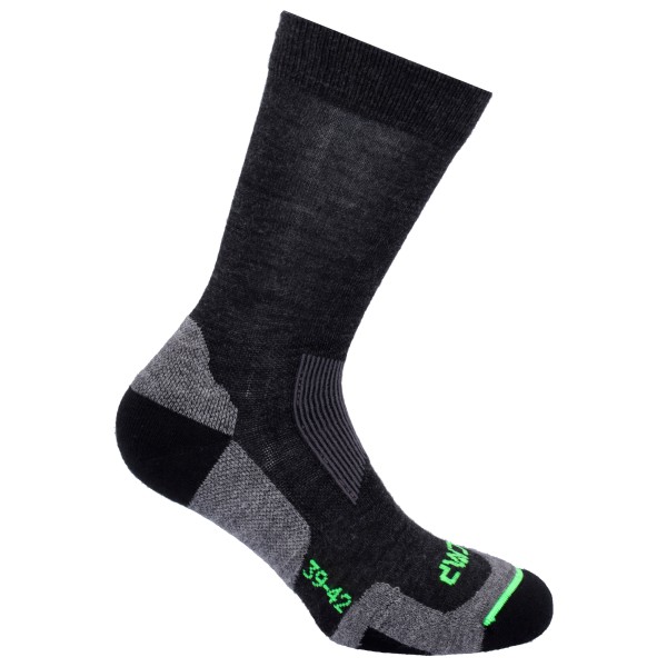 CMP - Trekking Wool Sock - Wandersocken Gr 39-42 schwarz von CMP