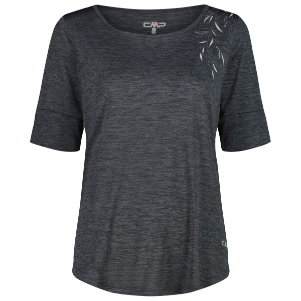 CMP - Women's Light Melange T-Shirt - Funktionsshirt Gr 42 grau von CMP