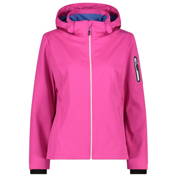 CMP - Women's Light Softshell Jacket Zip Hood - Softshelljacke Gr 34 rosa von CMP