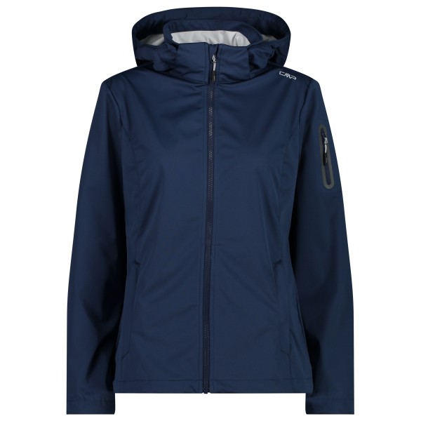 CMP - Women's Light Softshell Jacket Zip Hood - Softshelljacke Gr 36 blau von CMP