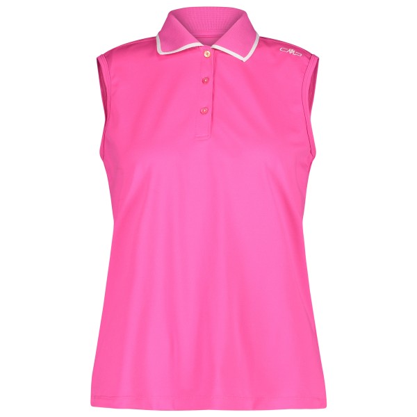 CMP - Women's Polo Sleeveless - Polo-Shirt Gr 44 rosa von CMP