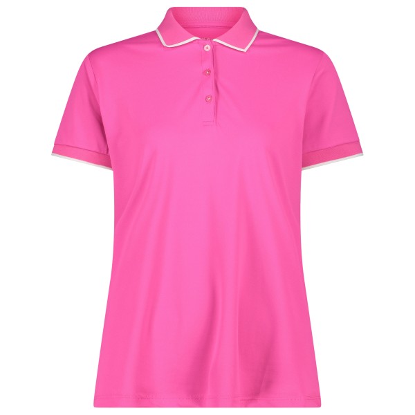 CMP - Women's Polo Stretch Piquet - Polo-Shirt Gr 40 rosa von CMP