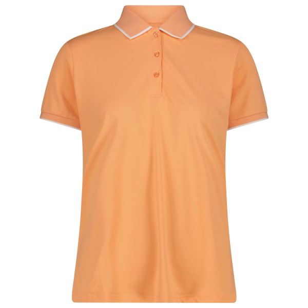 CMP - Women's Polo Stretch Piquet - Polo-Shirt Gr 42 orange von CMP