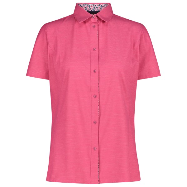 CMP - Women's Shirt Stretch Cotton - Bluse Gr 38 rosa von CMP