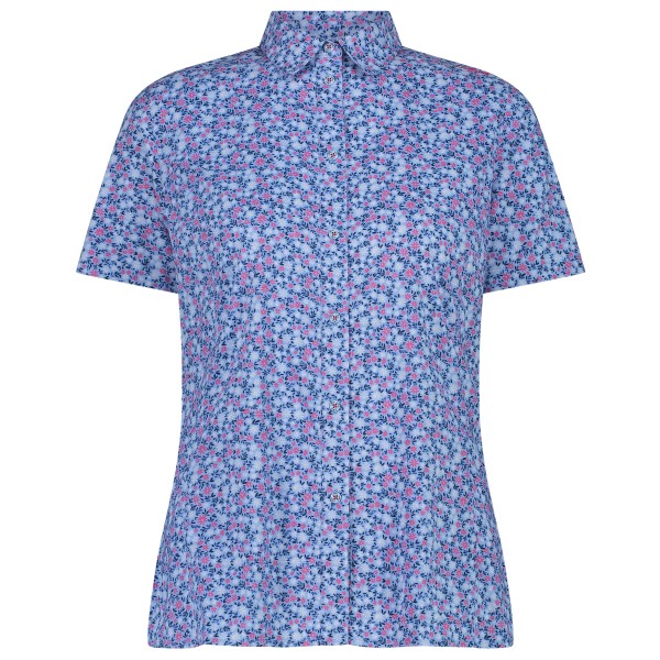 CMP - Women's Shortsleeve Shirt with Pattern - Bluse Gr 40 lila/blau von CMP