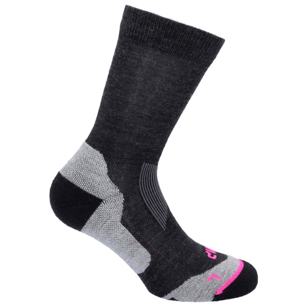 CMP - Women's Trekking Wool Sock - Wandersocken Gr 36-38 schwarz/grau von CMP