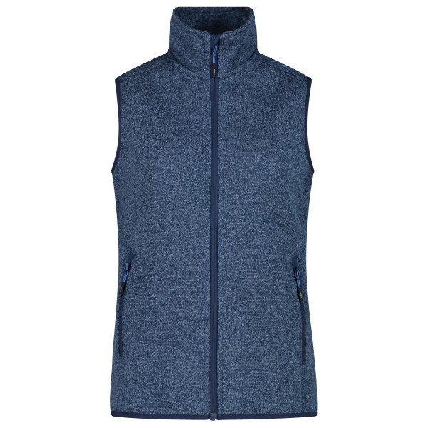 CMP - Women's Vest Jacquard Knitted - Fleeceweste Gr 34 blau von CMP