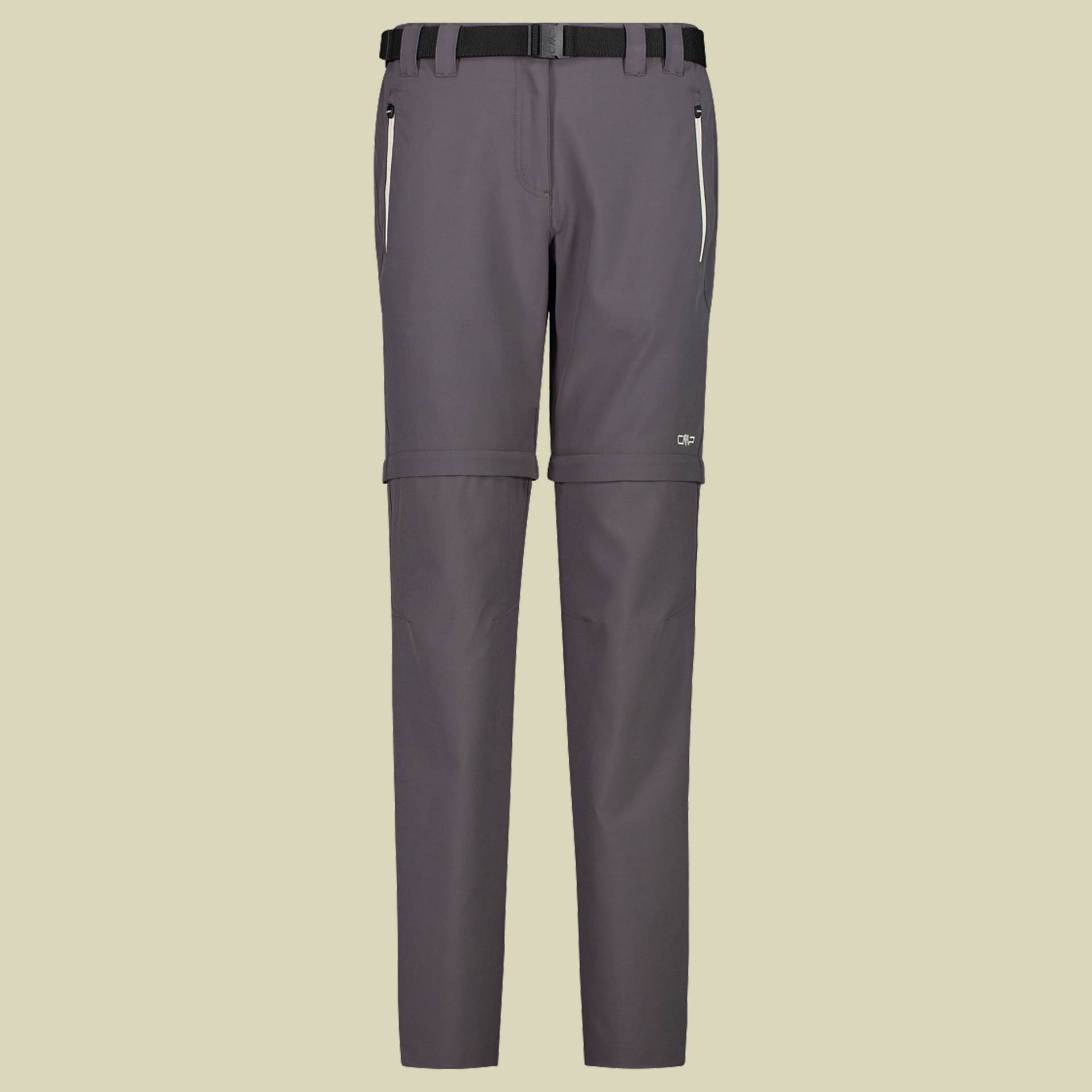 Woman Pant Zip Off Stretch 3T51446 braun 42 - Q955 terra von CMP