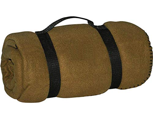 Kuschlige Flauschige Army Style Picknick Decke Outdoordecke Schlafdecke Unterlage (Dark-Coyote) von CN Outdoor