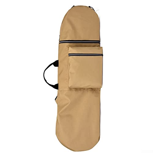CNANRNANC Stilvolle und praktische Longboard-Tragetasche, wasserdichter Aufbewahrungsrucksack (Khaki) von CNANRNANC