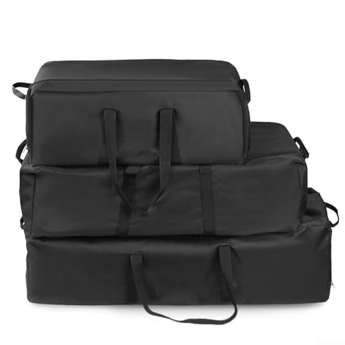 Extra große Reisetasche, faltbare und wasserdichte Tasche für Campingzelt, Schlafsack und Aufbewahrung von Sportgeräten, 50 Liter von CNANRNANC