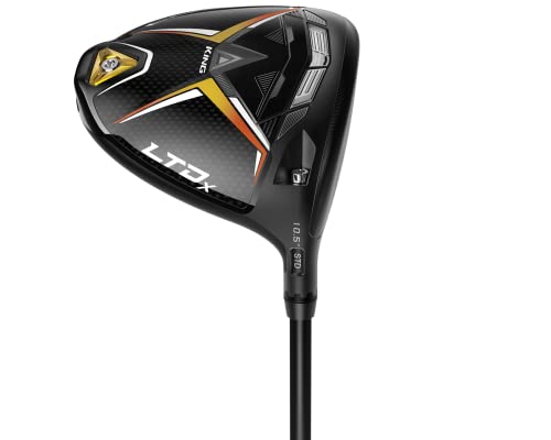 Cobra Golf 2022 LTDX Driver Matte Black-Gold Fusion (Herren, Linke Hand, UST Helium Nanocore, Senior Flex, 12) von COBRA