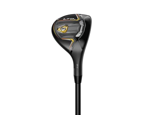 Cobra Golf 2022 LTDX Hybrid Matte Black-Gold Fusion (Herren, rechte Hand, KBS PGI 65, Senior Flex, 4h-21) von COBRA
