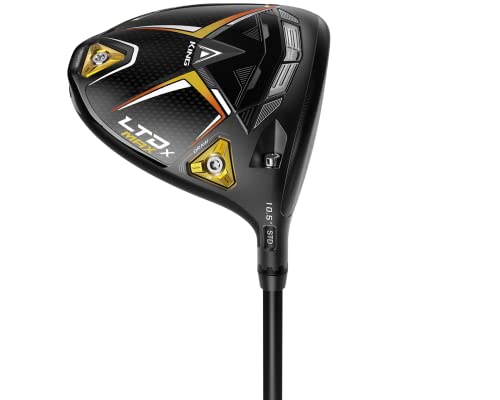 Cobra Golf 2022 LTDX Max Driver Matte Black-Gold Fusion (Herren, rechte Hand, Project X Hzrdrus Smoke im10 60, Steife Flex, 9) von COBRA