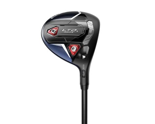 Cobra Golf 2022 LTDX Max Fairway Gloss Peacoat-Rot (Herren, rechte Hand, UST Helium Nanocore, Senior Flex, 5W-18,5) von COBRA