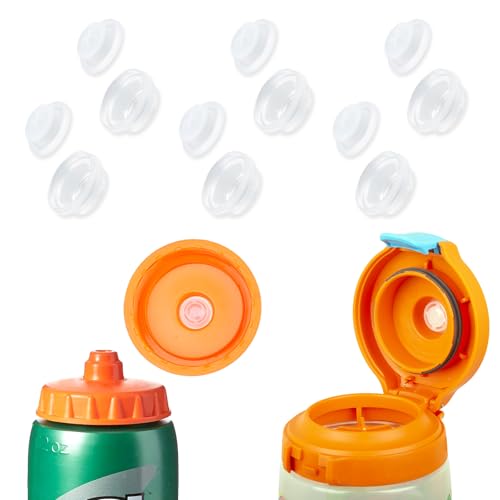 COCGVEL Ersatzventile, kompatibel mit Gatorade-Wasserflasche, Silikon-Ventil, Ersatzzubehör, kompatibel mit Gatorade GX 850 ml und Quetschflasche, 907 ml, kein Auslaufen, BPA-frei, 6 Stück von COCGVEL
