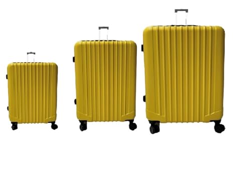 COFI 1453 Travelline Reisekoffer Hartschalenkoffer 3er Set aus leichtem ABS Koffer mit 360° Rollensystem von COFI 1453
