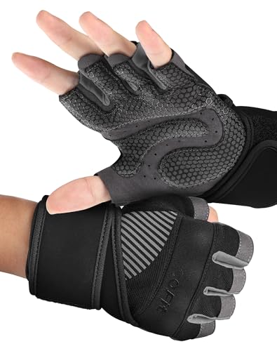COFIT Fitness Handschuhe für Damen und Herren, Atmungsaktive Trainingshandschuhe rutschfeste Gewichtheben Handschuhe mit Handgelenk Unterstützung für Gym Übung, Krafttraining, Bodybuilding von COFIT