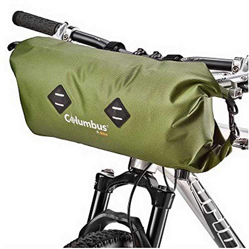 COLUMBUS Dry Handlebar Bag 9lt Fahrradzubehör, Khaki (Beige), 9 l von COLUMBUS