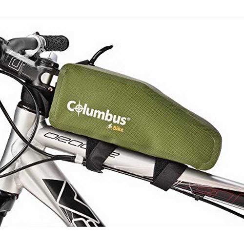 COLUMBUS Dry Frame Bag 1lt Fahrradzubehör, Khaki (Beige), 1 l von COLUMBUS