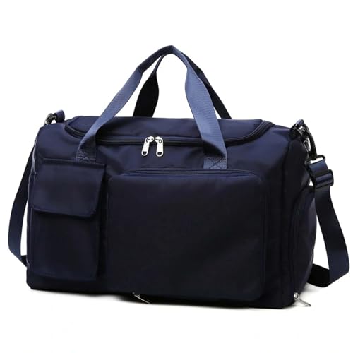 COLseller Damen Sporttasche Reisetasche mit Schuhfach und Nassfach Wasserabweisende Weekender Gym Travel Bag Handgepäck Tasche Trainingstasche für Damen Herren,Blue von COLseller