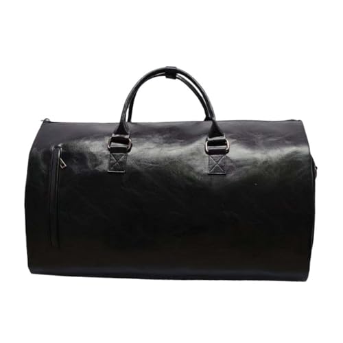 COLseller Faltbare Reisetasche Carry on Garment Duffle Bag Faltbare Reisetasche Faltbare Reisetasche mit Schuhfach und Nassfach,Black von COLseller