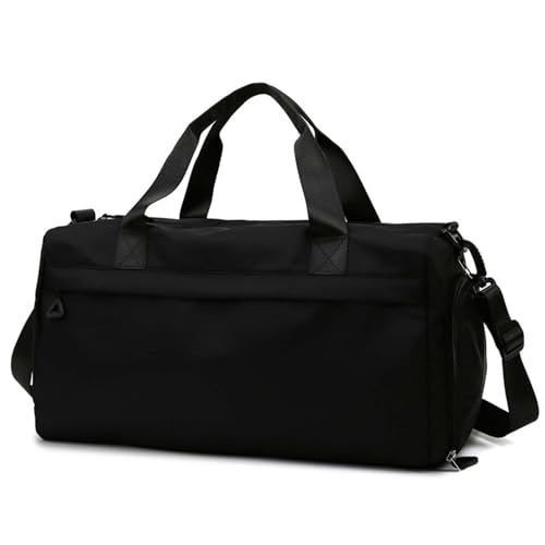 COLseller Kleine Reisetasche Faltbare Weekender Reisetasche Travel Duffle Bag Sport Tasche für Reisen Gym Urlaub Übernachtung,Black von COLseller