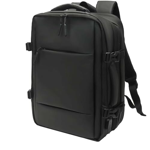 COLseller Kleine Reisetasche Gepäcktasche Großes Öffnungsdesign Wasserabweisende Weekender Gym Travel Bag Handgepäck Tasche,Black von COLseller