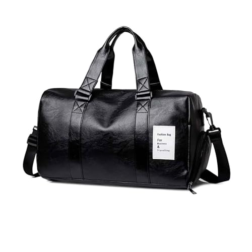COLseller Kleine Reisetasche Weekender Bag Handgepäck Tasche Sport Tasche für Reisen Gym Urlaub Übernachtung,Black von COLseller